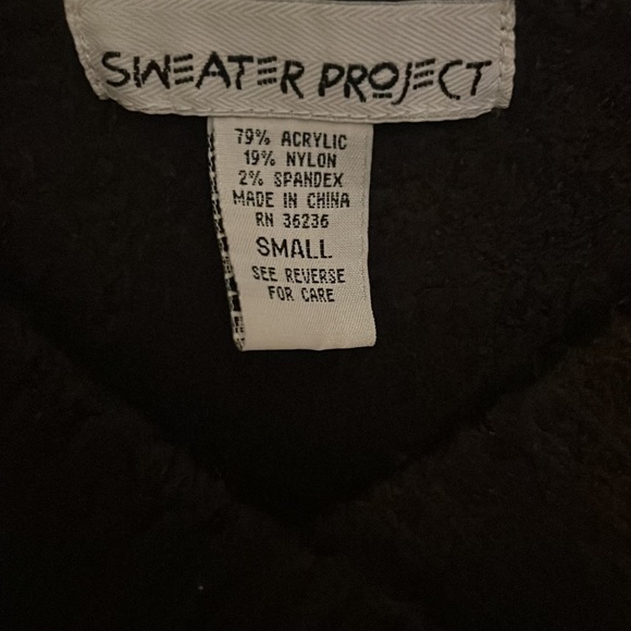 Dark brown sweater; barely worn; size small - Picture 5 of 5